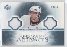 2005-06 Upper Deck Artifacts Frozen Dual 64/65 Brendan Morrison #FAD-BM 0c3