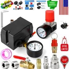 Air Compressor Pressure Switch Control Valve with Adjustable Regulator