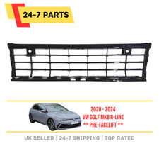 VOLKSWAGEN VW GOLF R LINE 8 2021 - 24 FRONT BUMPER LOWER CENTRE GRILL 5H0853677D
