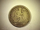 1856-P SEATED LIBERTY QUARTER
