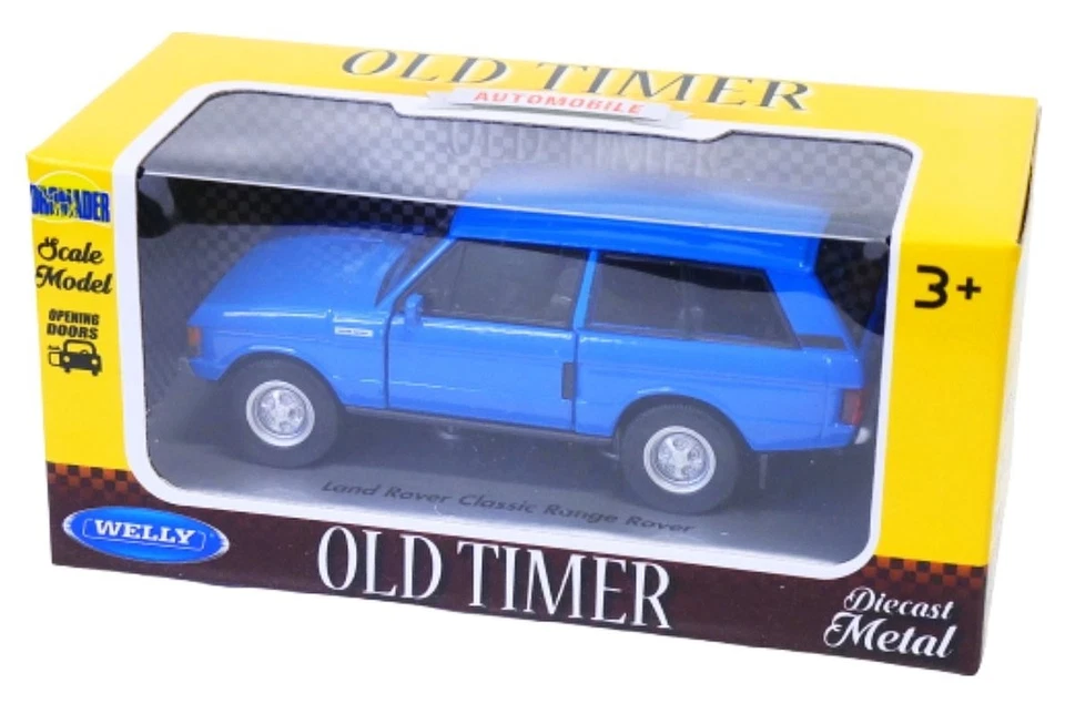 Land Rover Classic Range British Car Model Toy BlueDiecast 1:34-1:39 Scale Welly - Image 4 of 4