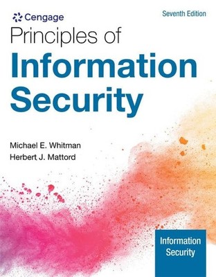 Principles of Information Security (MindTap Course List) - paperback Whitman...