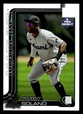 2025 Topps Pro Debut #PD-26 Yoffry Solano Card FCL Marlins