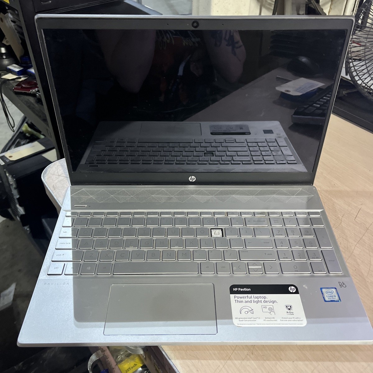 HP PAVILION 15-CS0XXX i7-8550U @ 1.80 GHz 8GB RAM NO HDD/OS for