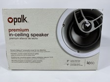 Polk Audio IC60 2 Way In Ceiling Speaker Indoor Home Audio White Great Sound