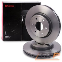 2X Brembo Bremsscheibe Vorderachse U.A. FüR Nissan, Renault
