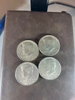 90 % Silver 1964 Kennedy Half Dollar's, Lot of 4, AU condition