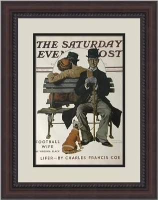 Norman Rockwell Eavesdropping Custom Framed Print