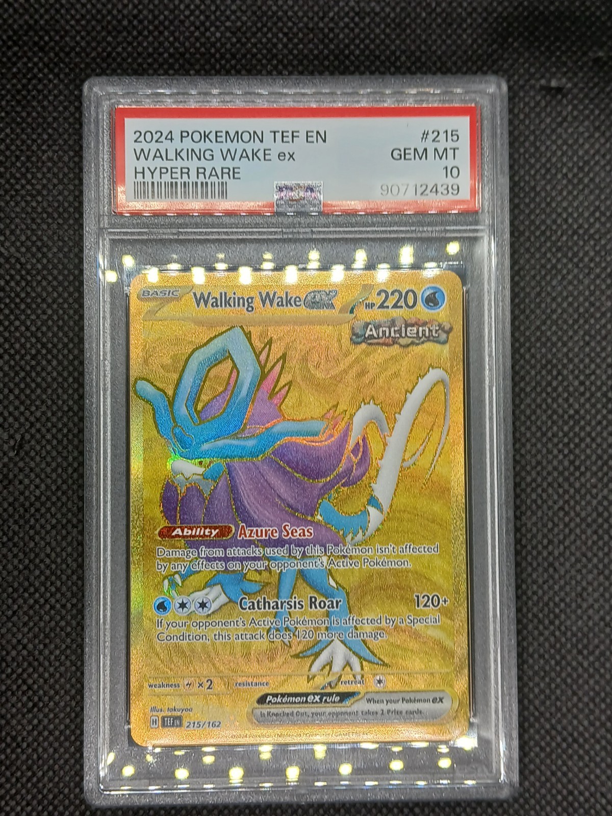 Walking Wake ex 215/162 PSA 10: Temporal Forces Holo Pokemon TCG