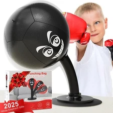 HZG Heavy Duty Desktop Punching Bag, Stress Relief Office Toy, Desk Boxing Ball