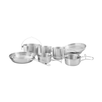 Tatonka Picnic Set II 8pcs compact camping cookware hiking cooking kit pan bowl