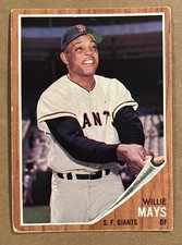 Vintage Willie Mays Baseball Card Timeline: 1951-1974 61