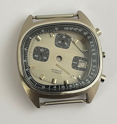 NEU STAHLGEHÄUSE + ZIFFERBLATT + ZEIGER UHR CHRONOGRAPH VALJOUX @ CASE CHRONO