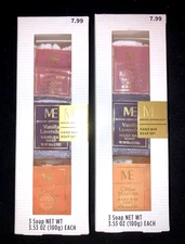 Modern Expression 6 Bar Soap Gift Sets Fresh Rosewater Vanilla Lavender Citrus