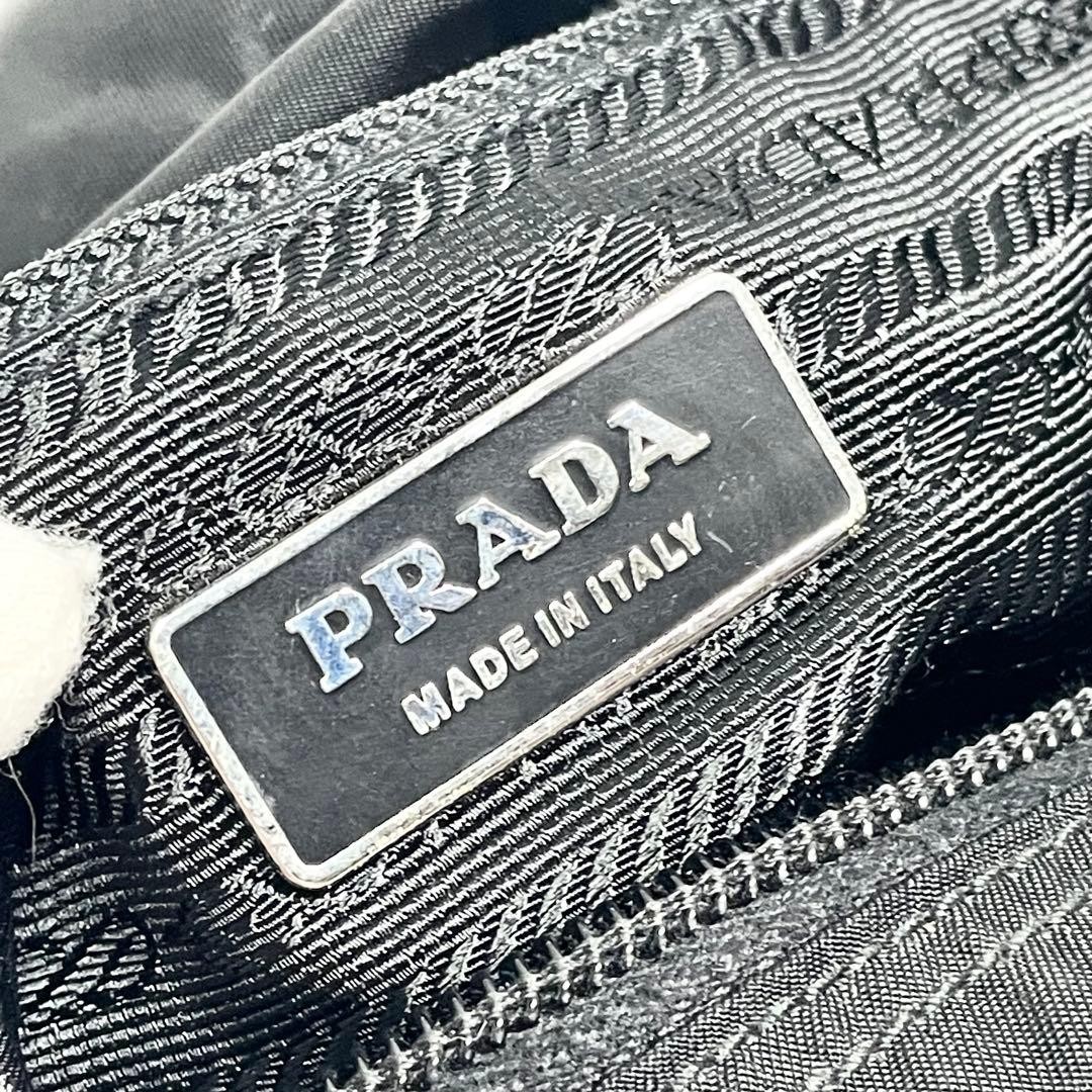Prada Triangle Logo Hardware Flap Nylon Shoulder Bag Large Capacity Multifunctio thumbnail 16