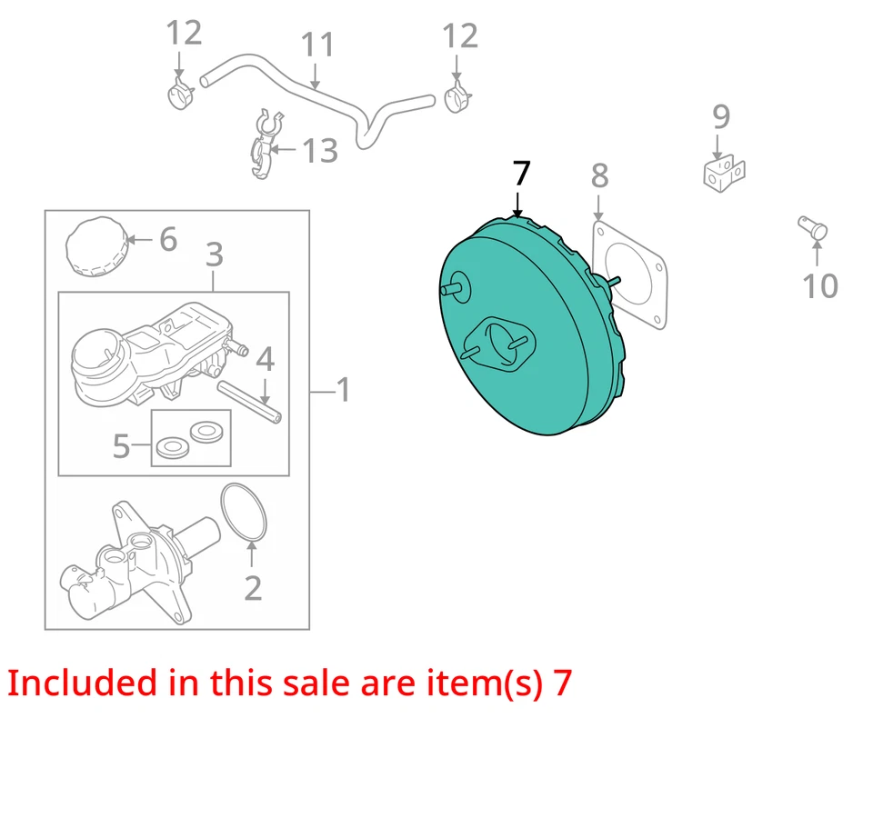 Amplificador de freno eléctrico Suzuki Kizashi 2010-2013 OEM QTCSN Foto 2 de 3
