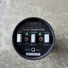 1 QUEST ELECTRONICS CA-22 CALIBRATORE SUONO CONSENTITO