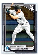 2024 Bowman Draft #BDC-33 Casey Saucke Chrome
