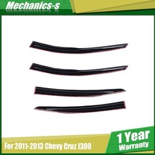 Window Vent Visors For Chevy Cruz 2008-2016 4pcs Smoke Sun Rain Wind Guards Window Vent Visors For Chevy Cruz 2008-2016 4pcs Smoke Sun Rain Wind Guards
