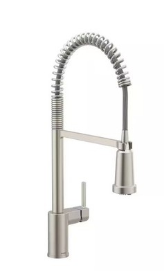 Moen F5923SRS Align Spot Resist Stainless 3-In-1 Pull Down Kitchen Faucet