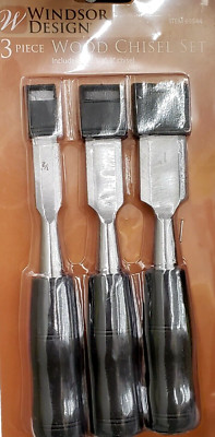 Winsor design 3- pc wood chisel set