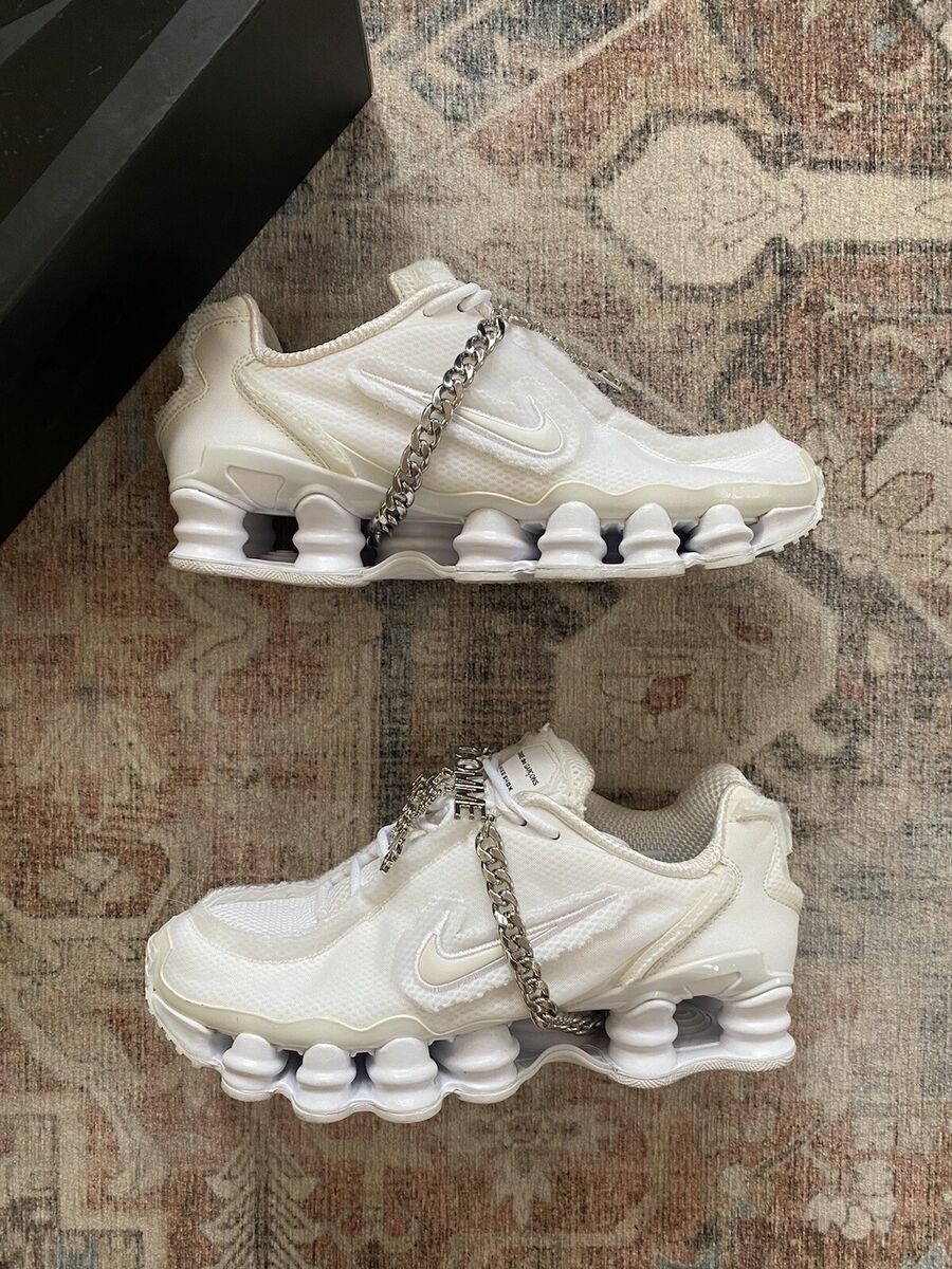 Nike Shox TL Comme des Garcons White (W) Size: 9W, 7.5M OG ALL