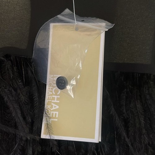 Tuta smanicata nera Michael Kors nuova con etichette da donna taglia 8 prezzo al pubblico consigliato $ 195 MK - Foto 7 di 9