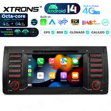 Android 14 8Core 4+64GB 7" Car DVD Radio Stereo CarPlay GPS Navi For BMW X5 E53