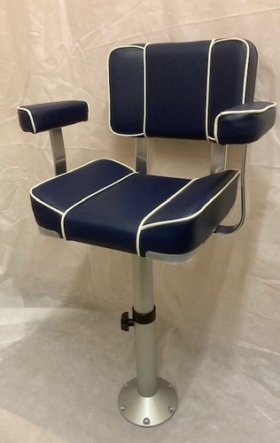 Captains Boat Seat & Adjustable 360° Pedestal, height 58cm - 74cm - Afbeelding 4 van 4