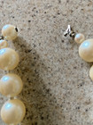 VINTAGE GLASS 44" FAUX PEARL NECKLACE — photo 3