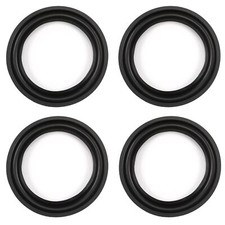 4 Rubber Speaker Edge Rings 5"   Easy Speaker Repair Parts