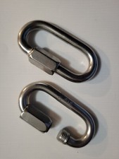 316 Stainless Steel 5/16" 8mm Quick Link Marine Grade SWL 2400 2 count fast