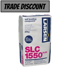 Larsen Flexible Self-Levelling Compound 1550 Cement, Reinforced Leveller 20kg