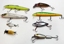 Mixed Vintage Lures Crank bait Jerk baits You Pick Combined Ship  T1
