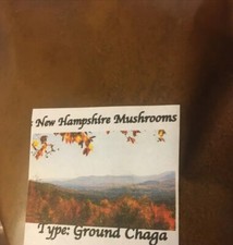 1 Pound GROUND CHAGA TEA / Coffee Alternative FRESHLY PREPARED FROM NH