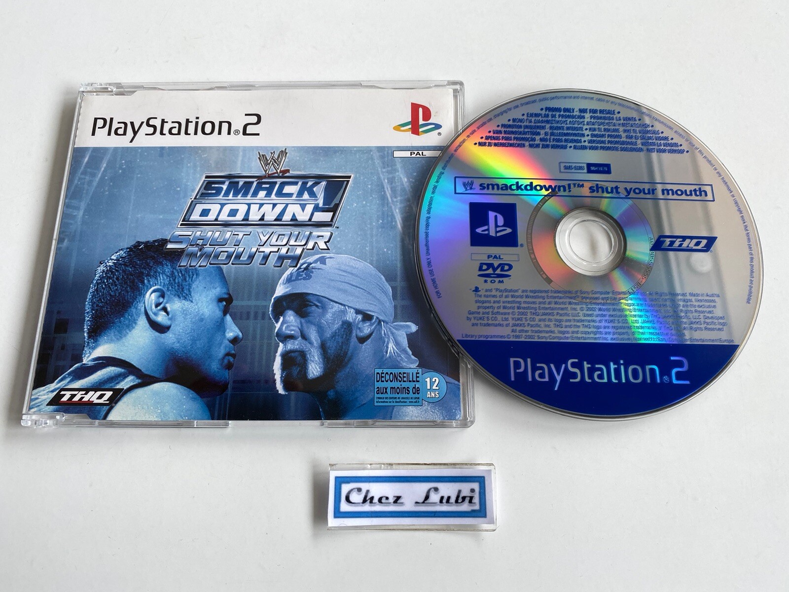 WWE Smackdown Shut Your Mouth - Promo Press - Sony PlayStation PS2 - PAL EN