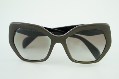 PRADA グレー オープントゥヒール PRADA CINEMA ROUND Sunglasses 65T Silver Unisex PR65TS Snoop Dogg