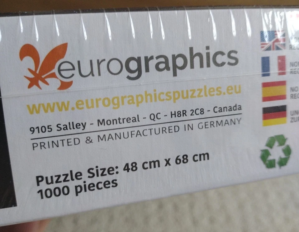 Rompecabezas OUR PLANET Eurographics 1000 piezas NUEVO Y SELLADO Foto 3 de 3