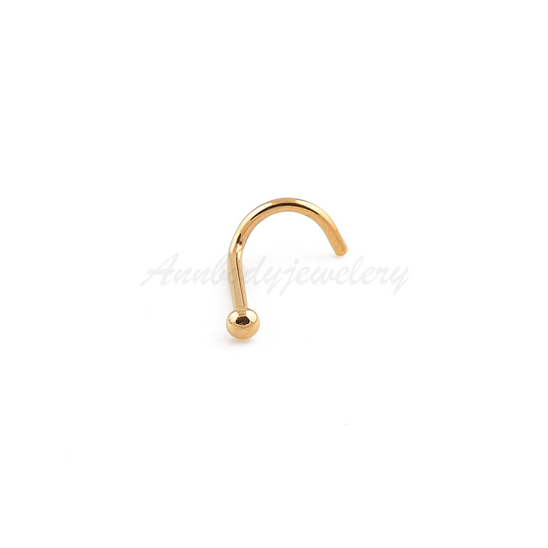 Anodized Steel Gold Ear Gauges Price for One Piece Screw 