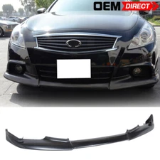 Fits 10-13 Infiniti G37 Sedan Sports OE Style Front Bumper Lip Spoiler - PU