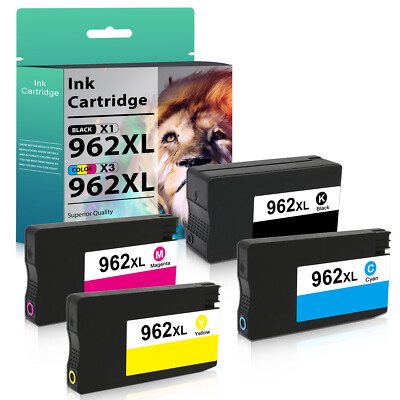 4PK 962XL Ink for HP Officejet Pro 9010 9015 9018 9020 9025 All-in-One