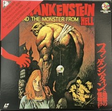 Laserdisc LD - Frankenstein and the Monster from Hell - Japan W/Obi - NDH-002