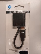 ONN HDMI to VGA Adapter Use With Laptops PCs PC Monitors Projectors Other VGA