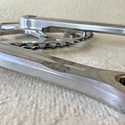 Manivelle Campagnolo Super Record Vintage 170mm 52/42 Dents - Pour Vélo De Course - Occasion