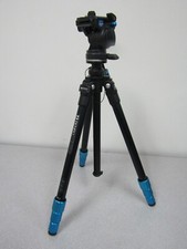 Benro TSL08AS2CSH SLIM Video Tripod Kit Aluminum - Max Load 5.5 lb /2.5 kg c 