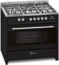 Gurari GCH E911 BL Edelstahl Standherd Gas Elektro Range Cooker Kombi 90 cm