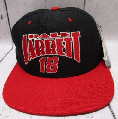 NWT Vintage DALE JARRETT #18 Interstate Batteries Nutmeg Snapback Cap Hat NEW