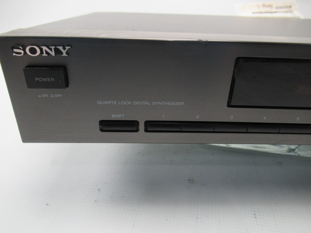 Sony ST-JX521 AM/FM Stereo Radio Tuner Black | eBay