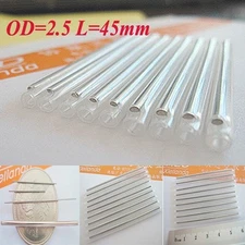 2500pcs Dia.2.5 45mm Optical Fiber Fusion Splice Protection Sleeves Tube Clear
