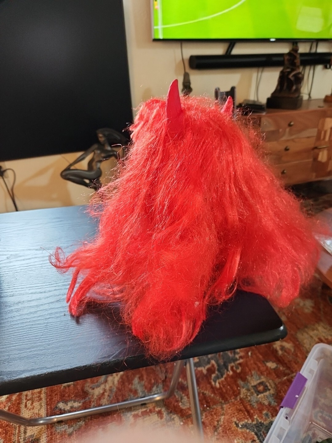 Paper Magic Group Straight Bangs Red Devil Synthe… - image 6